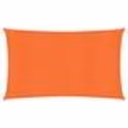 Voile toile d ombrage parasol 160 g/m² PEHD 2 x 5 m orange