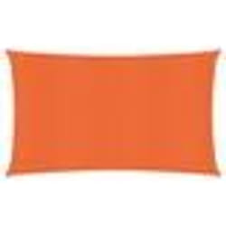 Voile toile d ombrage parasol 160 g/m² PEHD 2 x 5 m orange