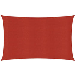 Helloshop26 - Voile toile d'ombrage parasol 160 g/m² 2 x 4 m pehd rouge