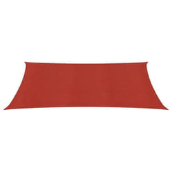 Voile toile d ombrage parasol 160 g/m² 2 x 45 m PEHD rouge