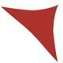 Voile toile d ombrage parasol 160 g/m² 35 x 35 x 49 m PEHD rouge