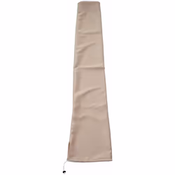 Housse de protection pour parasols jusqu'à 3m, housse avec cordon de serrage crème Pour parasols jusqu'à 3m Matière : 100% po ...