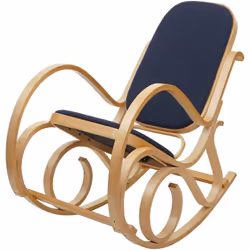 Fauteuil à bascule Pour vous détendre, le charme et le confort d'un fauteuil de relaxation indémodable Châssis stable Concept ...