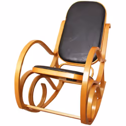 Fauteuil à bascule Pour vous détendre, le charme et le confort d'un fauteuil de relaxation indémodable Matériaux: Assise et d ...