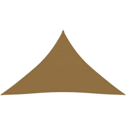 Voile d'ombrage 160 g/m² taupe 3 x 3 x 4,2 m pehd