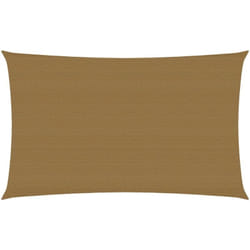 Helloshop26 - Voile d'ombrage 160 g/m² taupe 5 x 8 m pehd