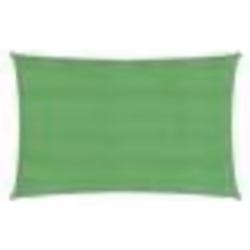 Voile dombrage - PEHD - 3 x 6 m - Vert clair - 160 g/m² - Résistant aux UV
