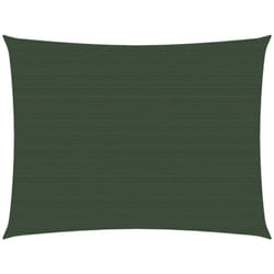 Helloshop26 - Voile toile d'ombrage parasol 160 g/m² vert foncé 2 x 3 m pehd