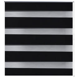 Helloshop26 - Store enrouleur noir tamisant 60 x 120 cm fenêtre rideau pare-vue volet roulant
