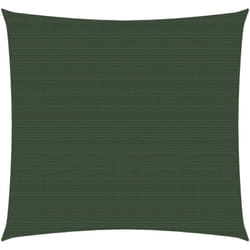 Helloshop26 - Voile d'ombrage 160 g/m² vert foncé 3 x 3 m pehd