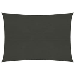 Voile toile dombrage - PEHD - 2 x 35 m - Anthracite - Résistant aux UV - Perméable à leau