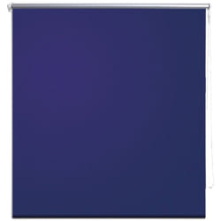 Helloshop26 - Store enrouleur occultant bleu 40 x 100 cm fenêtre rideau pare-vue volet roulant