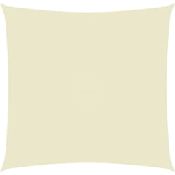 Helloshop26 - Voile toile d'ombrage parasol tissu oxford carré 2,5 x 2,5 m crème