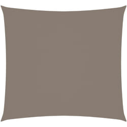 Helloshop26 - Voile toile d'ombrage parasol tissu oxford carré 2,5 x 2,5 m taupe
