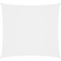 Voile toile d'ombrage parasol tissu oxford carré 2 x 2 m blanc