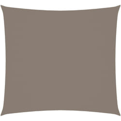 Helloshop26 - Voile toile d'ombrage parasol tissu oxford carré 2 x 2 m taupe