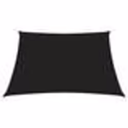 Voile toile d ombrage parasol tissu oxford carre 36 x 36 m noir