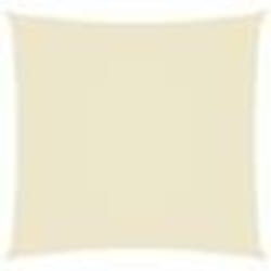 Voile toile d ombrage parasol tissu oxford carre 3 x 3 m creme