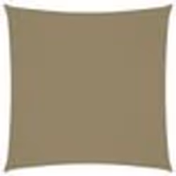 Voile toile d ombrage parasol tissu oxford carre 7 x 7 m beige
