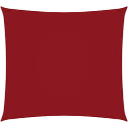 Helloshop26 - Voile toile d'ombrage parasol tissu oxford carré 7 x 7 m rouge