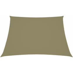 Helloshop26 - Voile toile d'ombrage parasol tissu oxford rectangulaire 2,5 x 3 m beige