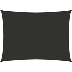 Helloshop26 - Voile d'ombrage parasol tissu oxford rectangulaire 2,5 x 4 m anthracite