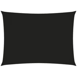 Helloshop26 - Voile toile d'ombrage parasol tissu oxford rectangulaire 2,5 x 4 m noir