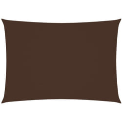 Helloshop26 - Voile toile d'ombrage parasol tissu oxford rectangulaire 2 x 3 m marron
