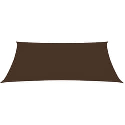 Helloshop26 - Voile toile d'ombrage parasol tissu oxford rectangulaire 2 x 4,5 m marron