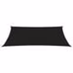 Voile toile d ombrage parasol tissu oxford rectangulaire 2 x 5 m noir