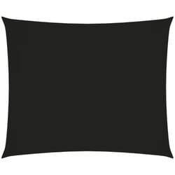 Helloshop26 - Voile toile d'ombrage parasol tissu oxford rectangulaire 3 x 4 m noir