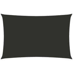 Helloshop26 - Voile toile d'ombrage parasol tissu oxford rectangulaire 3 x 6 m anthracite