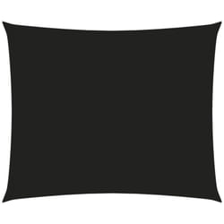 Helloshop26 - Voile toile d'ombrage parasol tissu oxford rectangulaire 4 x 5 m noir