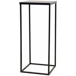 Décoshop26 - Table d'appoint en métal noir design moderne 30x30x70 cm MED05125