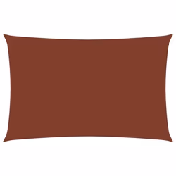 Voile toile dombrage - Non spécifié - Rectangulaire - 5 x 6 m - Tissu Oxford - Terre cuite