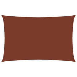 Voile toile dombrage - Non spécifié - Rectangulaire - 5 x 6 m - Tissu Oxford - Terre cuite