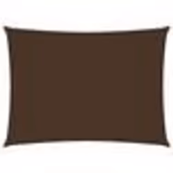 Voile toile dombrage - Non spécifié - Rectangulaire - 6 x 7 m - Tissu Oxford - Marron