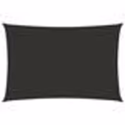 Voile d ombrage parasol tissu oxford rectangulaire 6 x 8 m anthracite