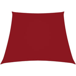 Helloshop26 - Voile toile d'ombrage parasol tissu oxford trapèze 2/4 x 3 m rouge
