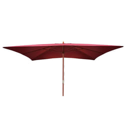 Décoshop26 04_0003825 parasol de terrasse Parasol d'aire de jeux commerciale Rectangle Aluminium, Crème