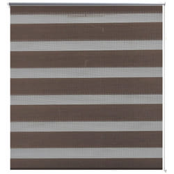 Helloshop26 - Store enrouleur marron tamisant 80 x 150 cm fenêtre rideau pare-vue volet roulant