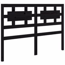 Tête de lit - Non spécifié - 1655 x 4 x 100 cm - Bois massif - Couleur noire - Design moderne