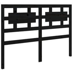 Tête de lit - Non spécifié - 1655 x 4 x 100 cm - Bois massif - Couleur noire - Design moderne