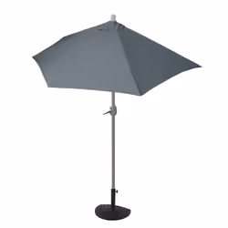 Décoshop26 04_0003851, Parasol de balcon, Autres, Gris, Blanc, Polyester, Aluminium, Aluminium