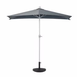 Décoshop26 04_0003851 parasol de terrasse Parasol de balcon Autres Gris, Blanc
