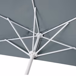 Décoshop26 04_0003851 parasol de terrasse Parasol de balcon Autres Gris, Blanc - Vue supplémentaire 7