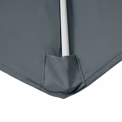 Décoshop26 04_0003851 parasol de terrasse Parasol de balcon Autres Gris, Blanc - Vue supplémentaire 8