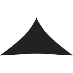 Helloshop26 - Voile toile d'ombrage parasol tissu oxford triangulaire 2,5 x 2,5 x 3,5 m noir