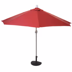 Décoshop26 04_0003848, Parasol de balcon, Autres, Rouge, Blanc, Polyester, Aluminium, Aluminium