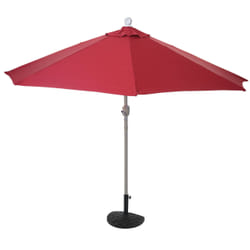 Décoshop26 04_0003848 parasol de terrasse Parasol de balcon Autres Rouge, Blanc